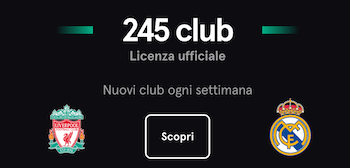 245 club licenza ufficiale sorare